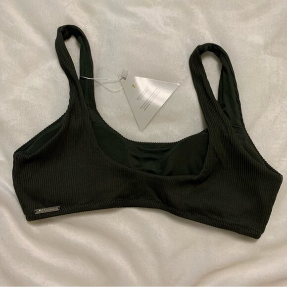 Buffbunny Collection Chasing Waterfalls Swim Top in Jumanji Green Small NWT - Picture 3 of 7